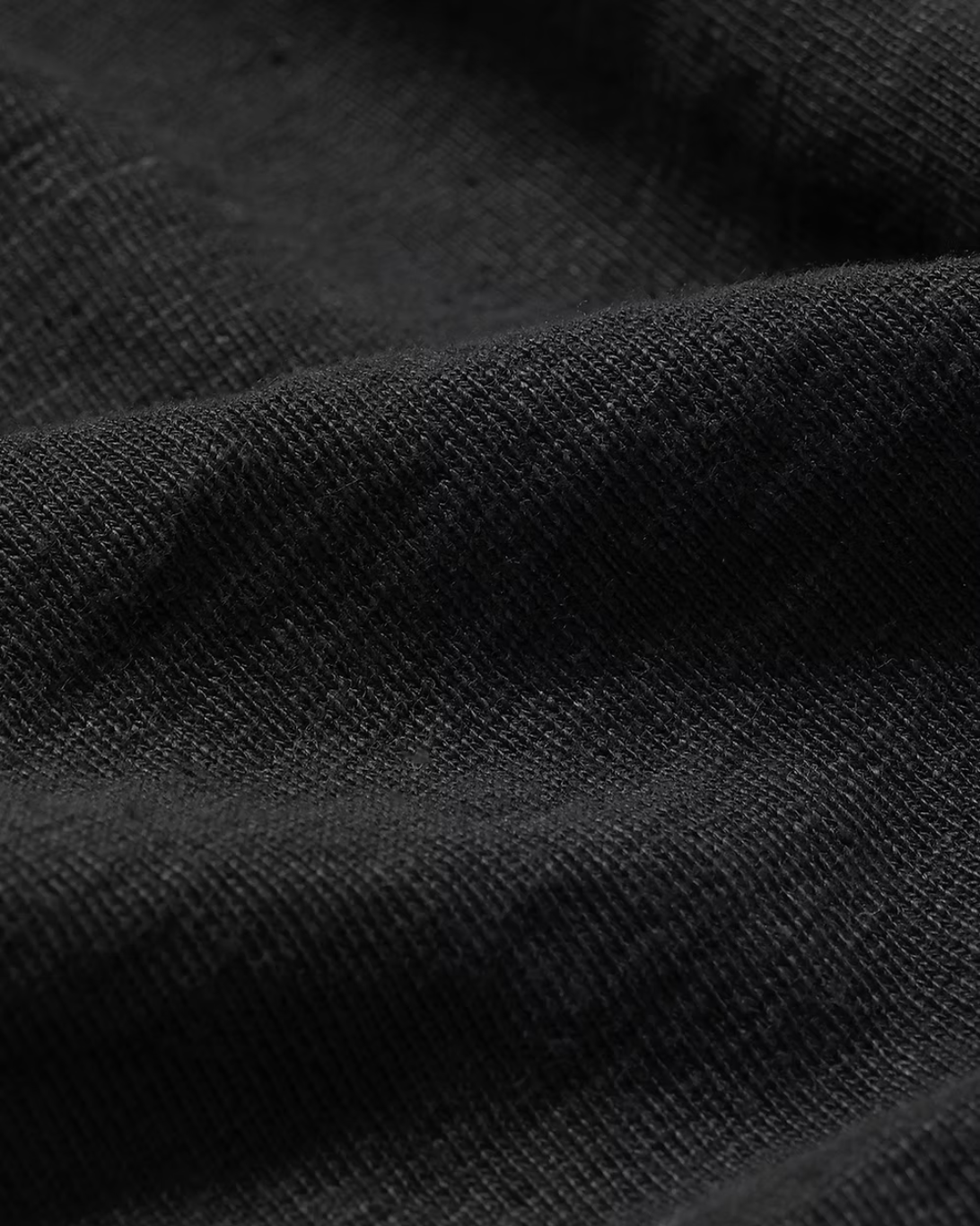Linen Urake L/S | Black