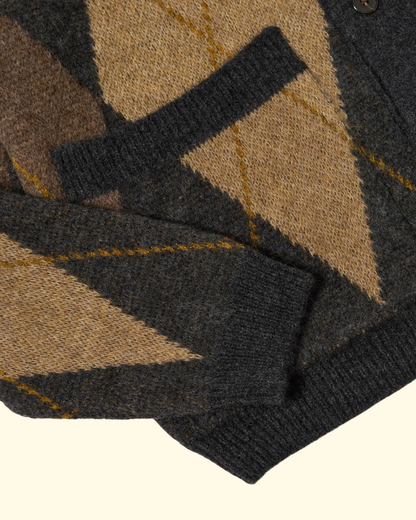 Langdale Argyll Cardigan | Brown