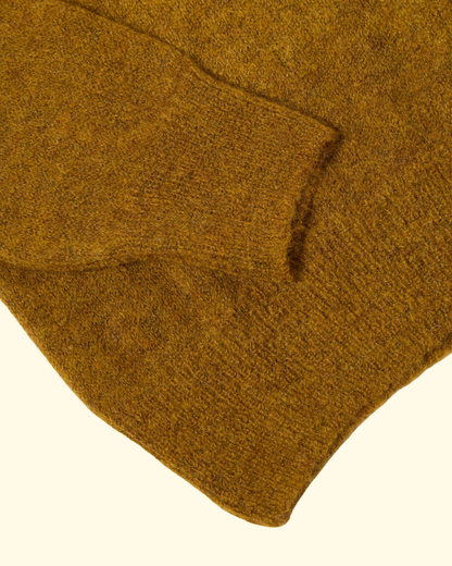 Lyon Alpaca Knit Crew | Gold