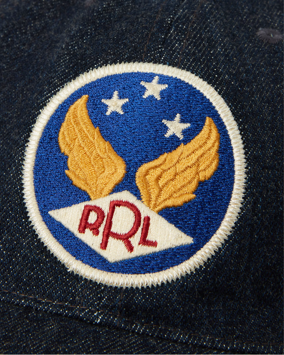 Winged Logo Ball Cap | Denim
