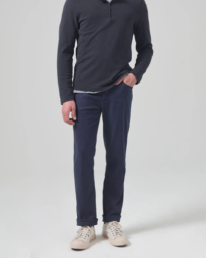 Gage Classic Straight Linen | Night Flight