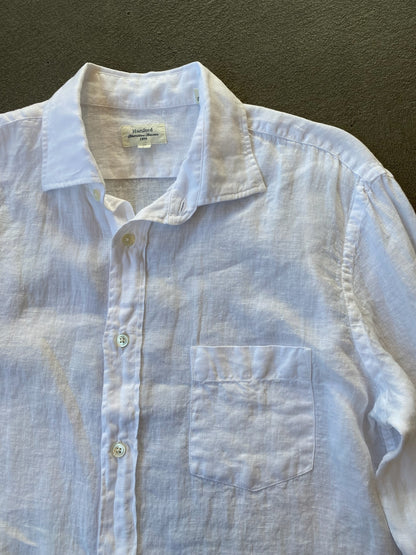 Paul Pat Linen Shirt | White