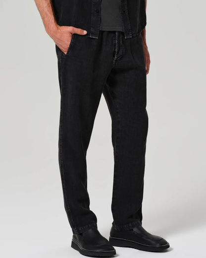 Drawstring Deck Pant | Washed Black