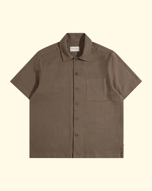 Busey Textured Shirt | Brown