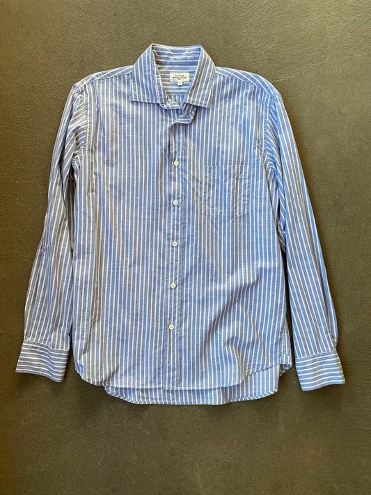 Paul Slubby Stripe Shirt | Blue & White