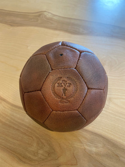Retro Leather Soccer Ball | Heritage Brown