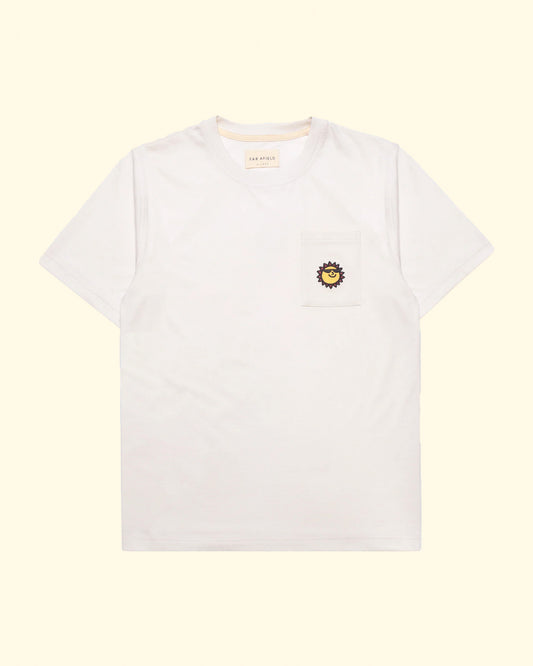 Embroidered Pocket T-Shirt | Snow White