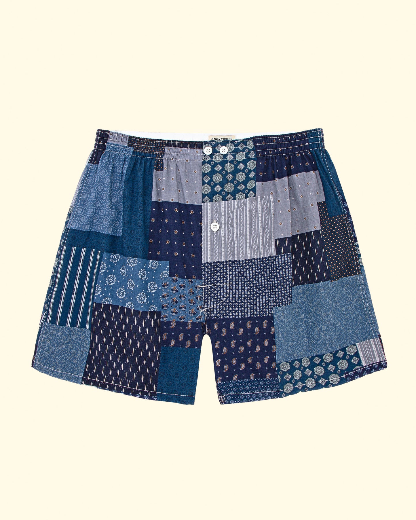 Vintage Patchwork Boxer | Blue