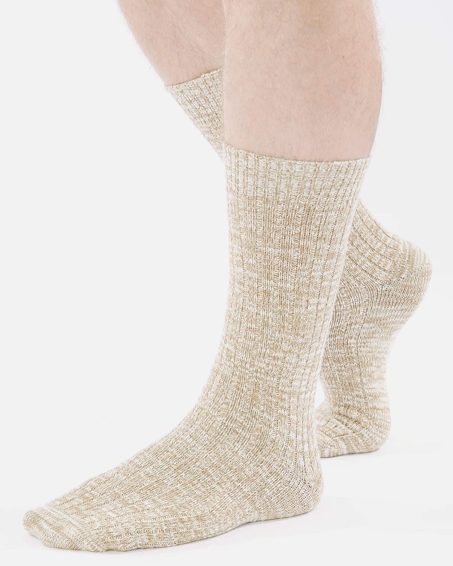 Slub Sock | Dark Sand