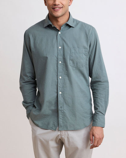 Paul Pat Voile Shirt | Army