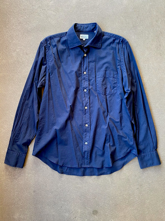 Paul Pat Voile Shirt | Navy Blue