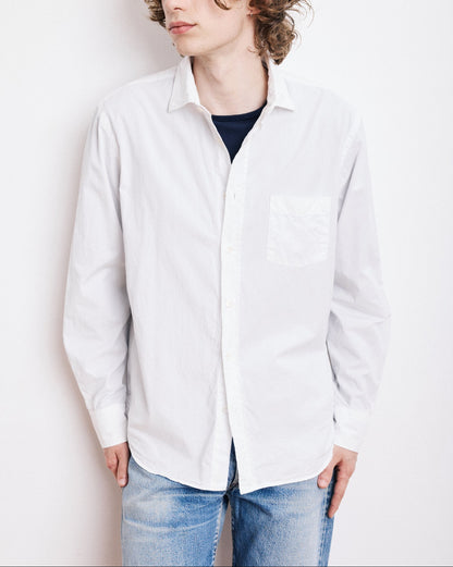 Paul Pat Twill Shirt | White