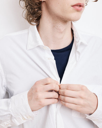 Paul Pat Twill Shirt | White