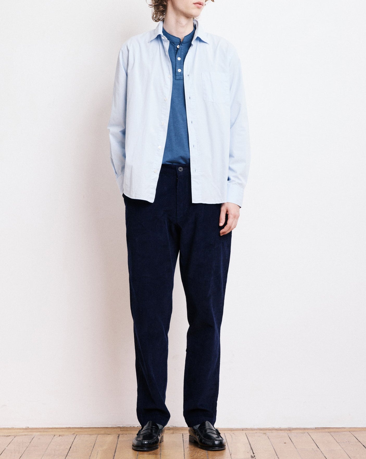 Paul Pat Twill Shirt | Sky