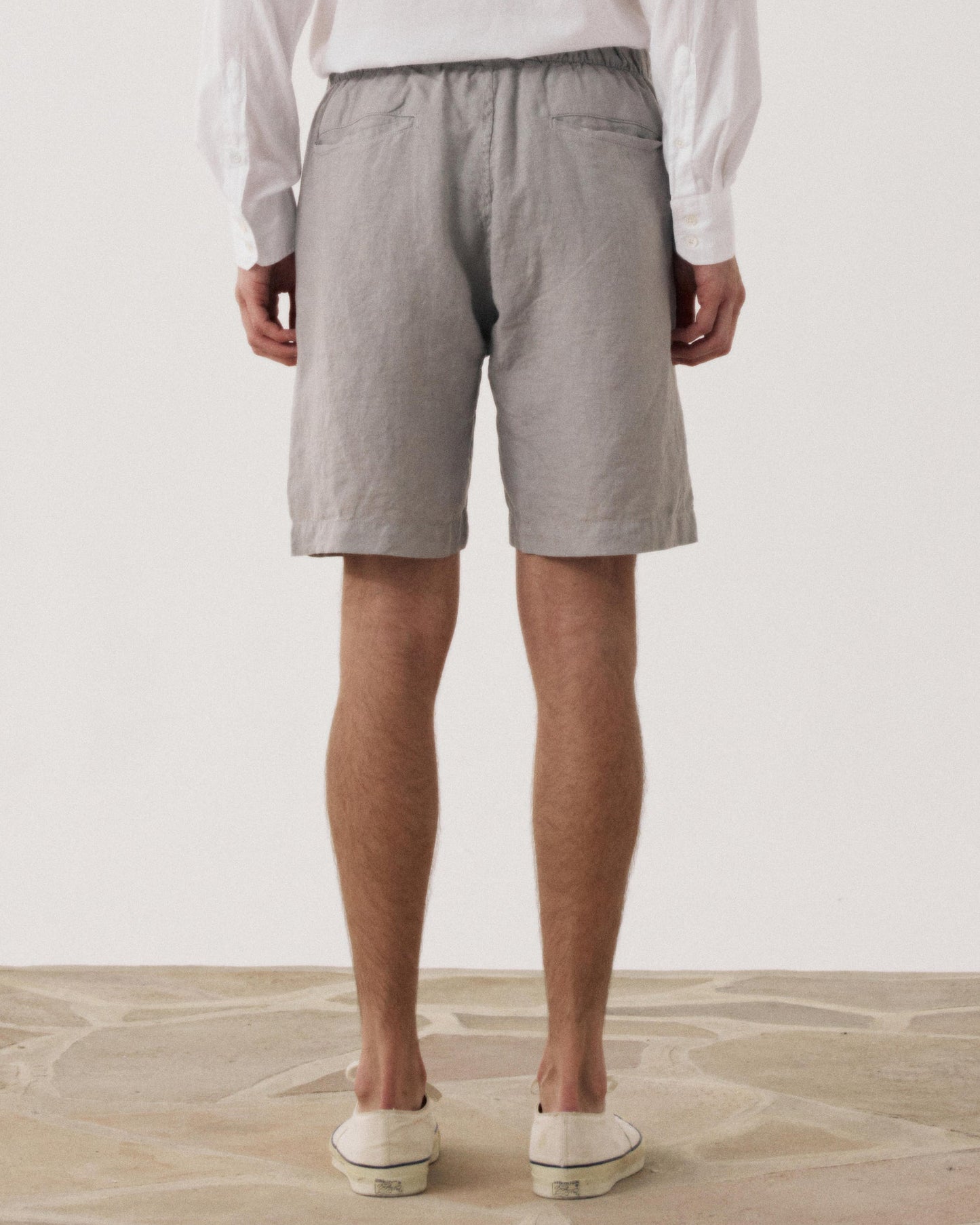 Joggy Linen Short | Sage