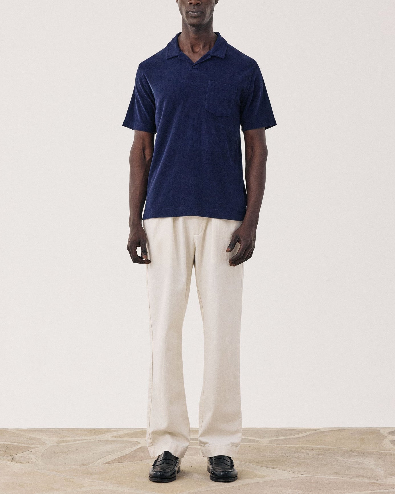 Terry Polo | Navy Blue