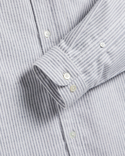 Brushed Oxford Stripe | Blue