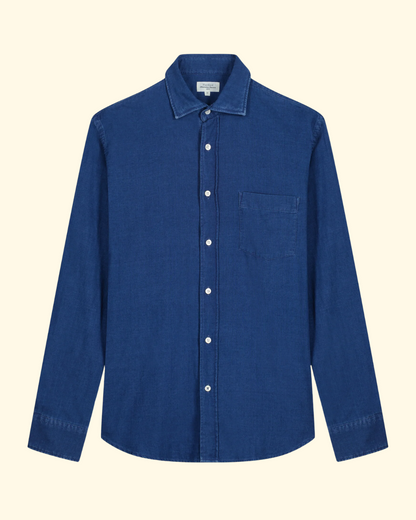 Paul Woven Shirt | Indigo