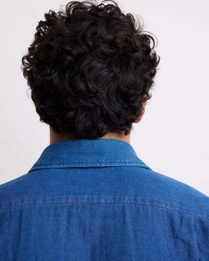Paul Woven Shirt | Indigo