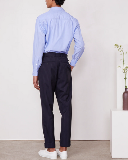 Guito Poplin Shirt | Blue