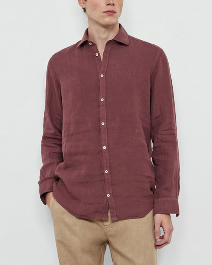 Canary Shirt | Burgundy