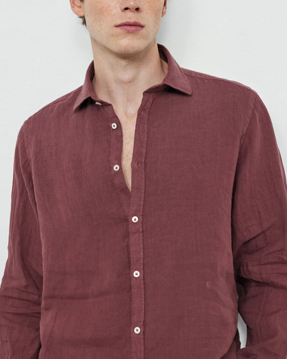 Canary Shirt | Burgundy