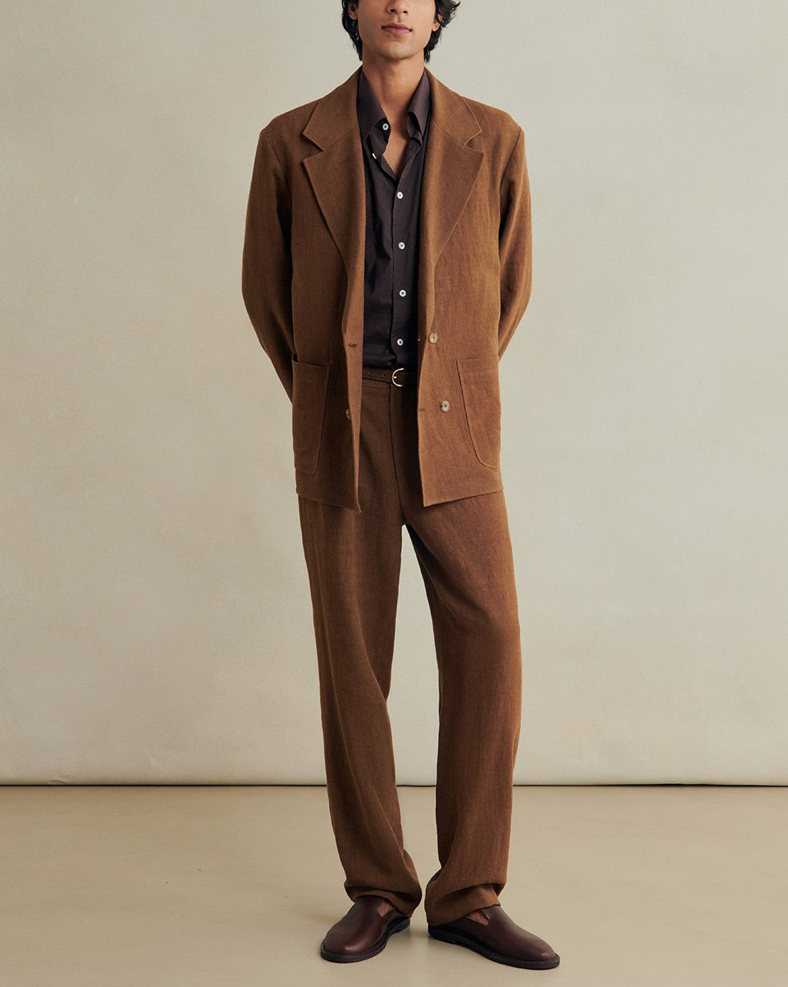 Double-Breasted Jacket | Cinnamon