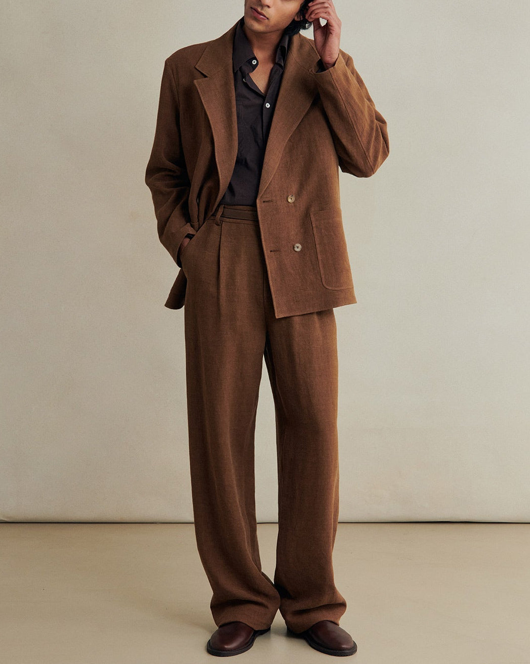 Double-Breasted Jacket | Cinnamon