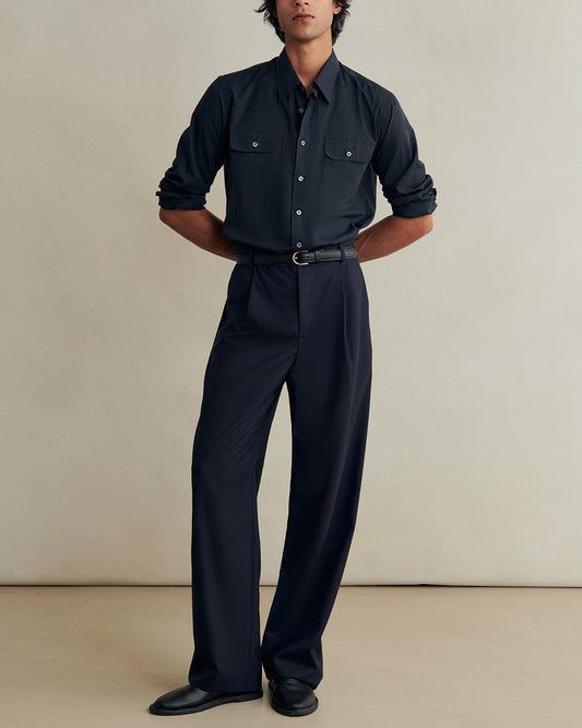 Artist Voile Shirt | Navy