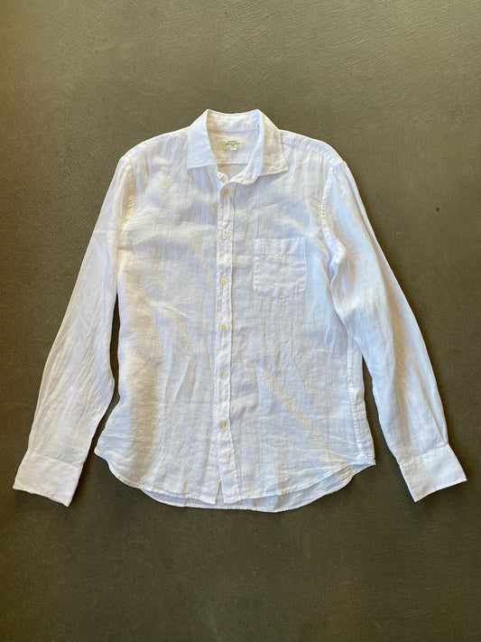 Paul Pat Linen Shirt | White