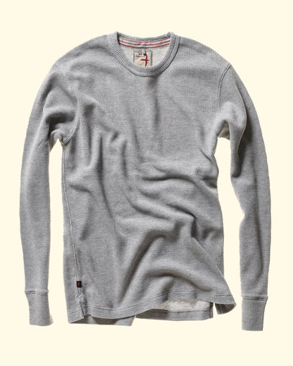 Bi-Waffle Crew | Pale Grey