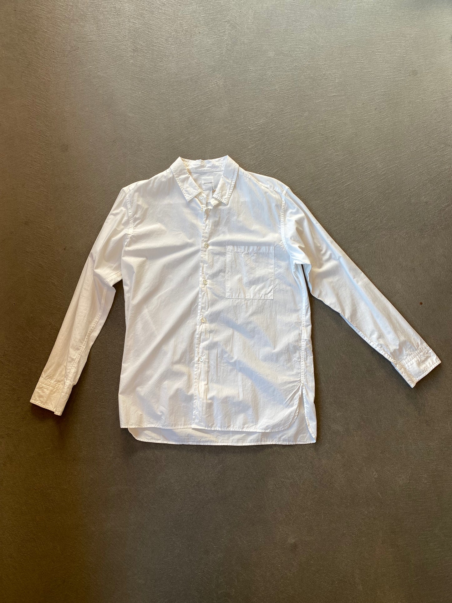 Regular Collar Shirt | White