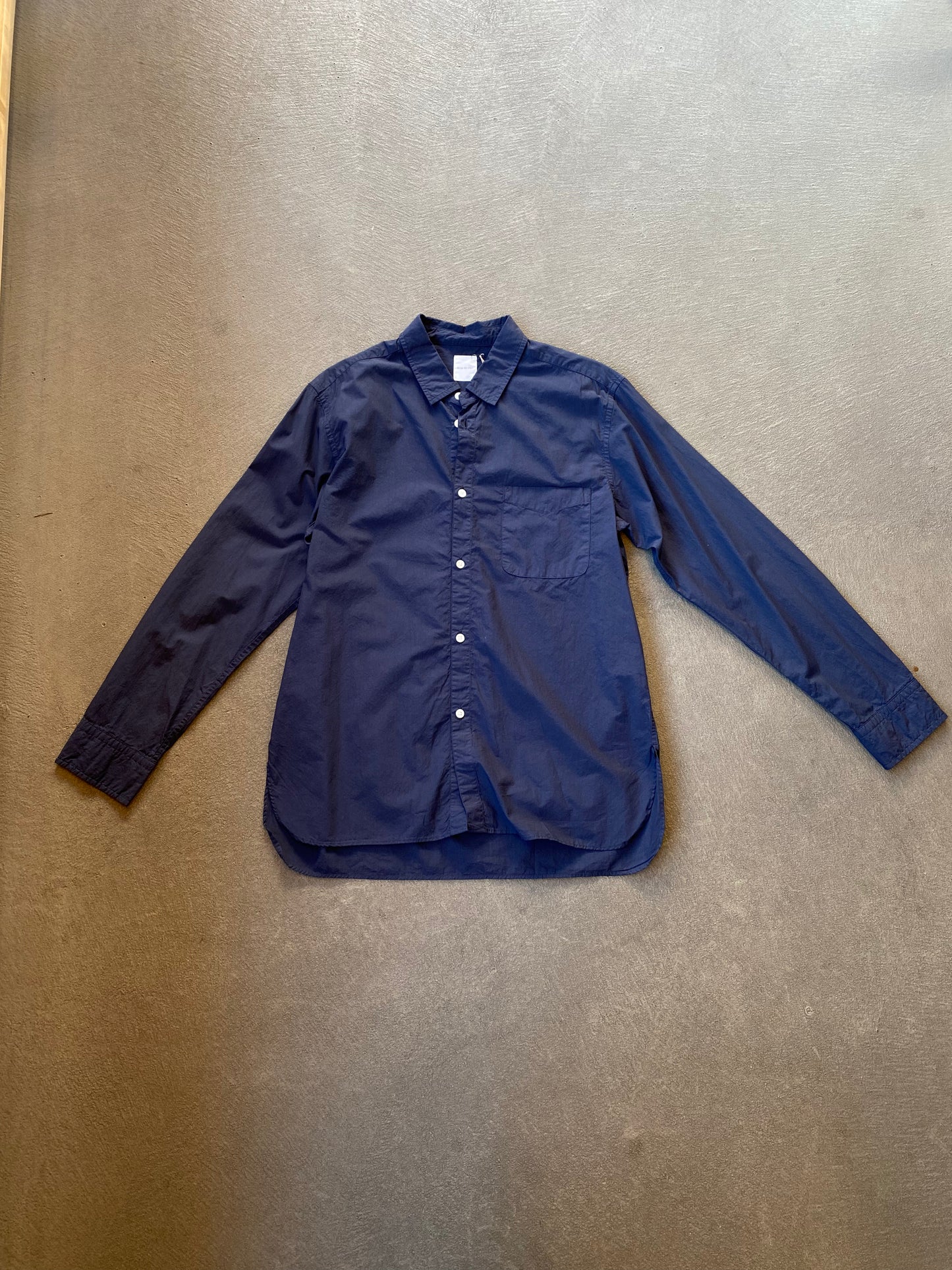 Regular Collar Shirt | Navy