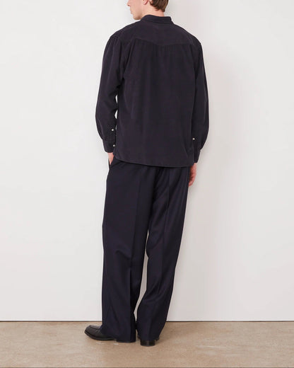 Gad Corduroy Shirt | Dark Navy