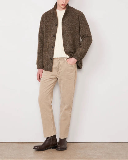 Sheldon Wool Overshirt | Coffee