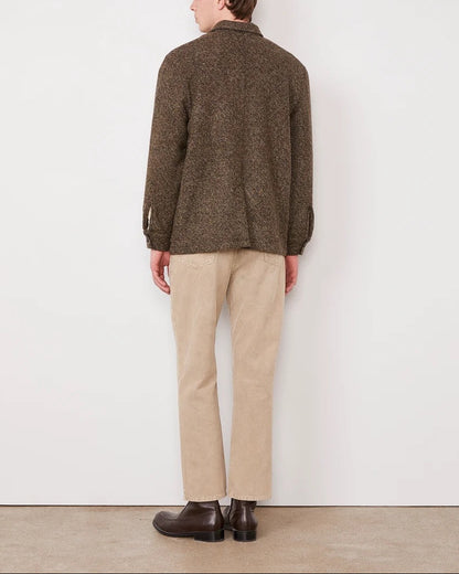Sheldon Wool Overshirt | Coffee