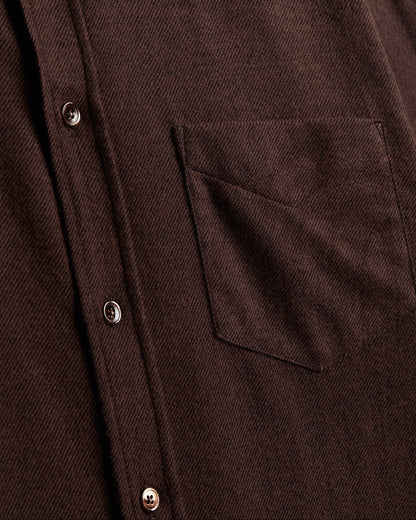 Teca Brushed Flannel | Brown