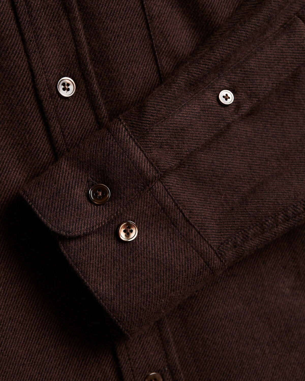 Teca Brushed Flannel | Brown