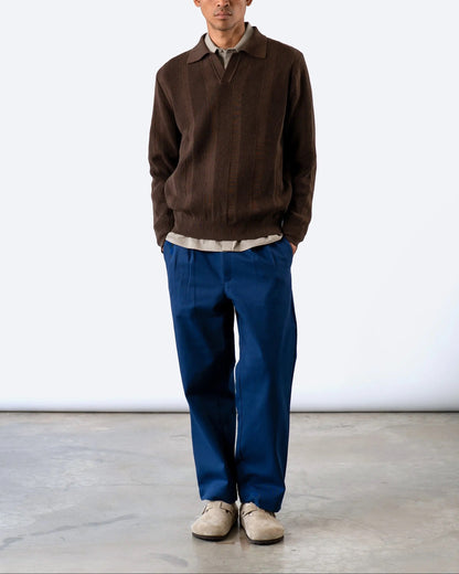 Clifford Knitted Polo | Brown