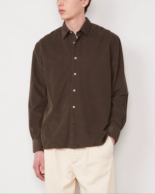 Gad Corduroy Shirt | Coffee