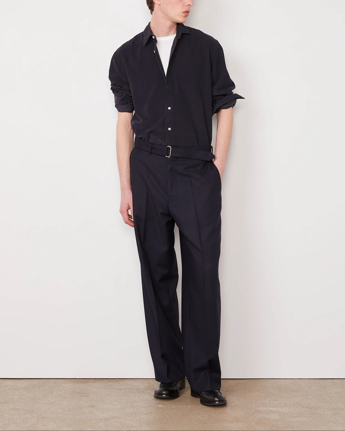 Gad Corduroy Shirt | Dark Navy