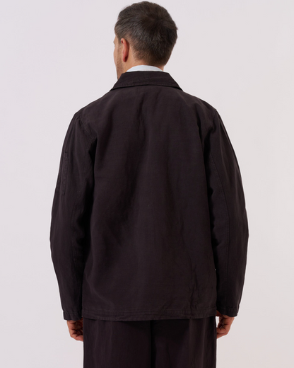 Lyo Linen Coverall Jacket | Licorice