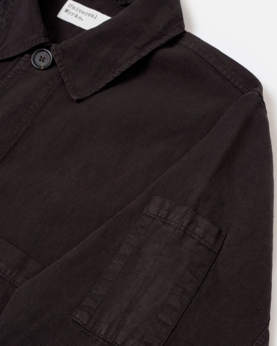Lyo Linen Coverall Jacket | Licorice