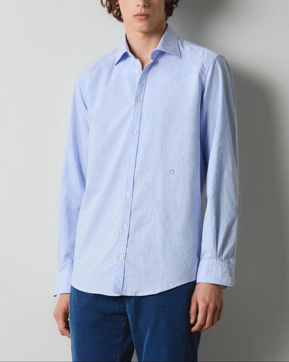 Genova Cotton Shirt | Sky