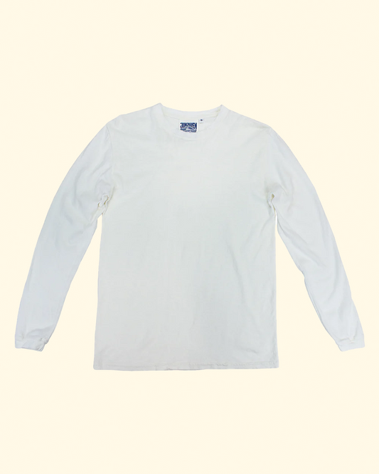 Jung L/S Tee | Washed White