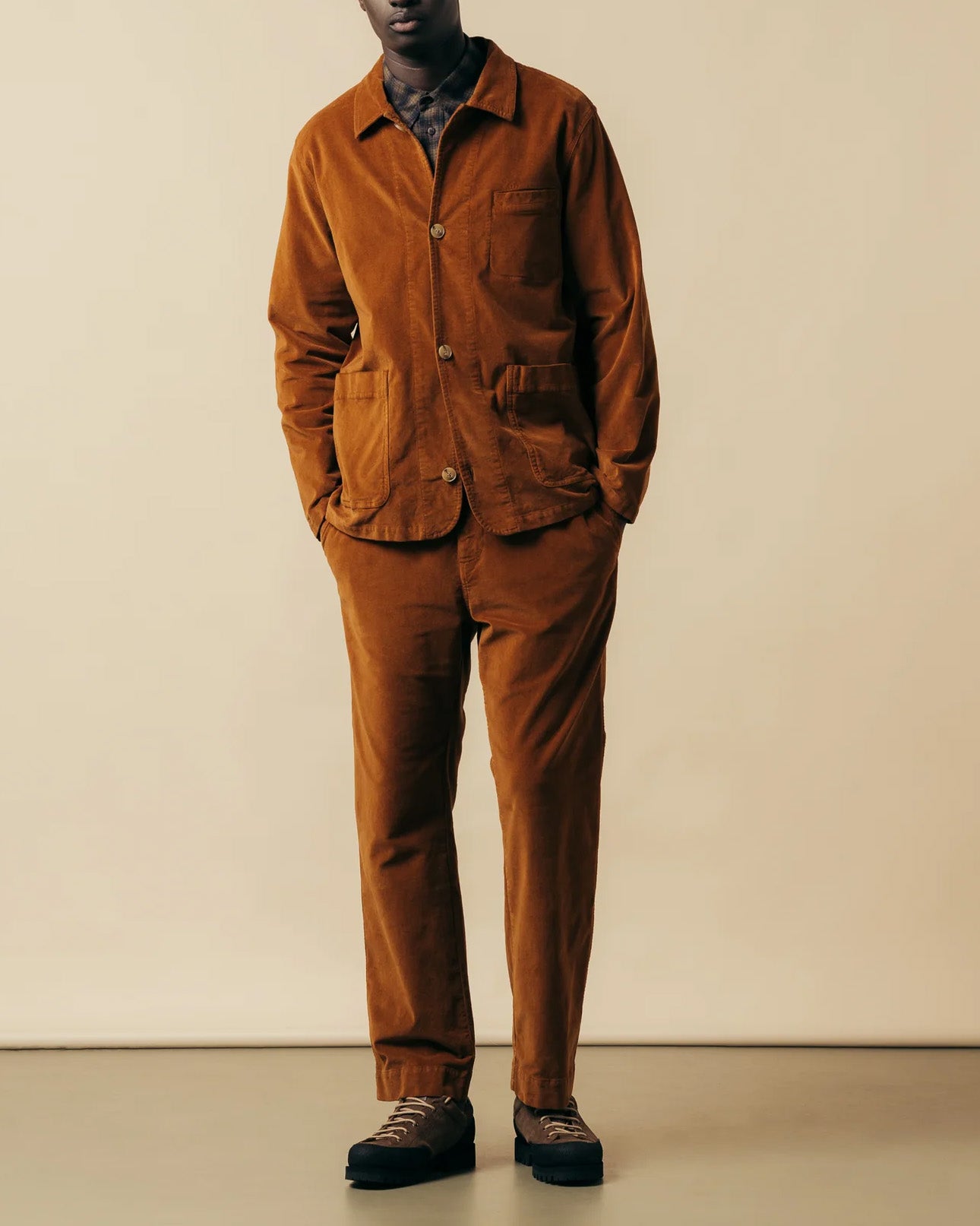 Huntly Moleskin Jacket | Tobacco