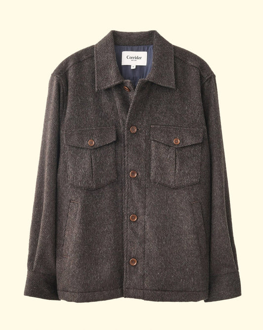 Wool Shag Jacket | Brown