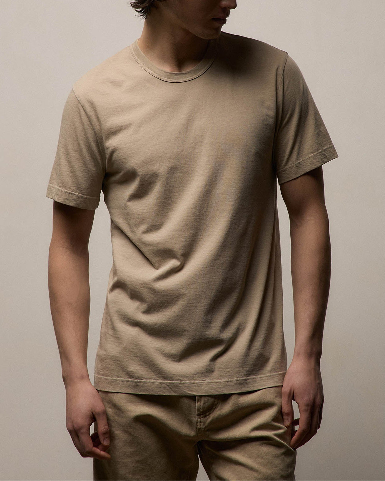 SS Crew | Light Khaki Pigment