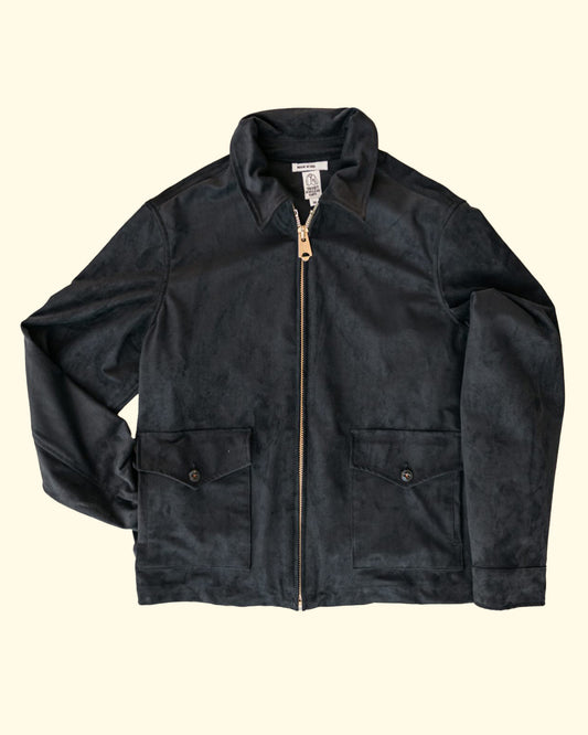 Propeller Velour Jacket | Black