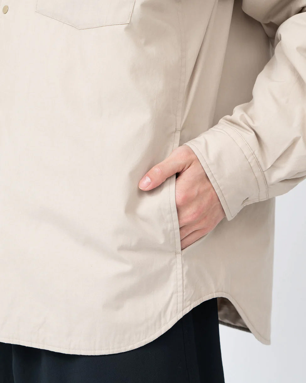 Insulation Shirt Jacket | Beige